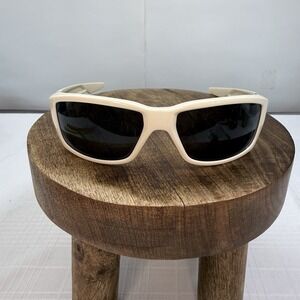 SPY Optic Sunglasses E1 Cream Frame Black Lens Made in Italy